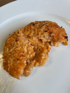 Knusprige Hirse Arancini aus dem Backofen, vegan und glutenfrei