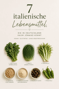 Grafik: 7 italienische Lebensmittel, die in Deutschland kaum jemand kennt