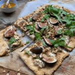 Feigen Pizza Bianca vegan und glutenfrei