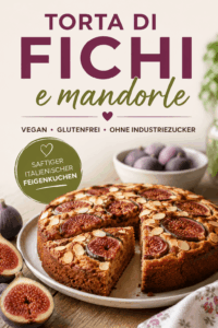 Italienischer Feigenkuchen mit Mandeln, vegan und glutenfrei